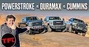 Ford vs. GM vs. Ram: Only One of These New HD Diesel Trucks Is the BEST Off-Road...But Which One?