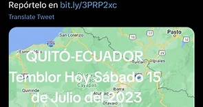 Temblor en Quito ecuador hoy sábado 15 de Julio del 2023 13:29 PM de Magnitud 4.0 #temblor #quitoecudor🇪🇨💪 #quito #magnitud4.0@TikTok #sigueme_y_te_sigo #sigueme_para_mas_videos_asi #viralparatodoelmundoo😍😍 #regame_un♥️ #fypシ #virał