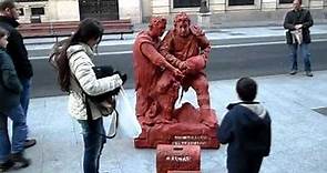 Madrid - living statue