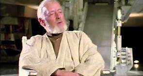 Alec Guiness on Obi-Wan Kenobi (Star Wars 1977)