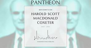 Harold Scott MacDonald Coxeter Biography | Pantheon