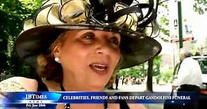Celebrities, Friends And Fans Depart Gandolfini Funeral