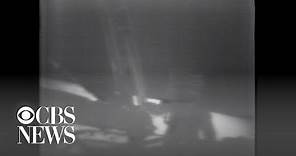 Watch Neil Armstrong's first steps on the moon