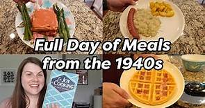 FULL DAY OF MEALS from the 1940s 🍽️ Joy of Cooking recipes from 1943