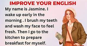 Daily Routine | Improve your English | Learn English Speaking | Level 1⭐| Listen and Practice