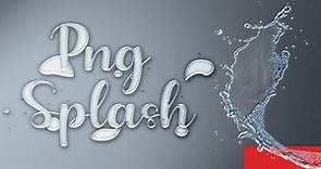 Water Splash PNG In Photoshop | Background from Water Splash with the help of Photoshop