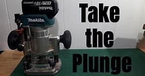 Makita Trim Router Plunge Base Review | Cordless AND Corded