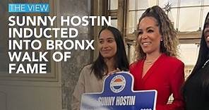 Sunny Hostin Inducted Into Bronx Walk of Fame | The View
