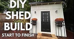 10x10 Shed Build - Start to Finish!