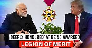 PM Modi : 'Deeply Honoured' At Being Awarded Legion Of Merit By US President