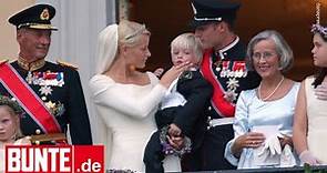 Mette-Marit von Norwegen - Kleiner Goldjunge! Bei ihrer Hochzeit vor 20 Jahren ist Marius der Star