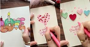 Top 5 Beautiful Valentine Cards 2024 ♥️ | DIY Valentine Card | NhuanDaoCalligraphy