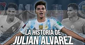 La HISTORIA de JULIAN ALVAREZ | de JUGAR en REAL MADRID, BOCA y RIVER a JUGAR el MUNDIAL QATAR 2022