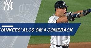 Watch the Yankees take a lead in the 8th inning of Game 4 of the ALCS