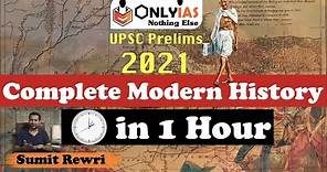 Complete Modern History Timeline | Part 1 | Sumit Rewri | UPSC, CSE, IAS |