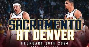 Denver Nuggets vs. Sacramento Kings Full Game Highlights 🎥