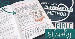 How I Study My Bible | Easy Bible Notes + Finishing a Bible Study