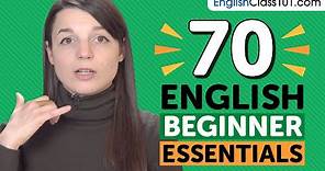 Learn English: 70 Beginner English Videos You Must Watch