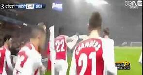 Yaya Sanogo Goal 1 0 HD Arsenal vs Borussia Dortmund Champions League 2014