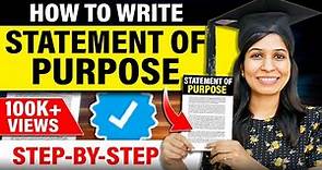 How to write a Statement of Purpose (SOP) | Letter of Motivation | Admission Essay