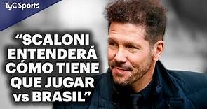 CHOLO SIMEONE EN TyC SPORTS ⚽ "ES PELIGROSO DECIR QUE BRASIL NO VIENE BIEN"