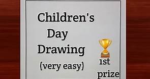 Children's Day Drawing || Children's Day Special Drawing || Happy Children's Day