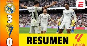 REAL MADRID CAMPEÓN. Páliza al CÁDIZ 3-0 . Goles de Brahim Díaz, JUDE BELLINGHAM y JOSELU | La Liga