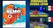Buscando a Nemo -2003- Comparación del Doblaje Latino Original y Redoblaje - Español Latino