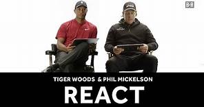 Tiger Woods, Phil Mickelson Give Their Takes on Awful Viral Golf Swings