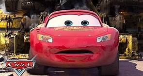 Lightning McQueen Tries to Fix the Road | Pixar Cars