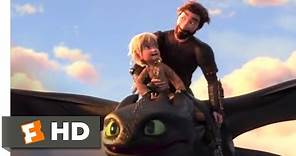 How to Train Your Dragon 3 (2019) - Toothless Returns Scene (10/10) | Movieclips