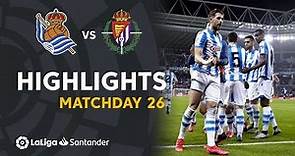 Highlights Real Sociedad vs Real Valladolid (1-0)