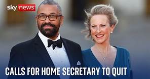 James Cleverly facing calls to quit after joking about spiking his wife's drink