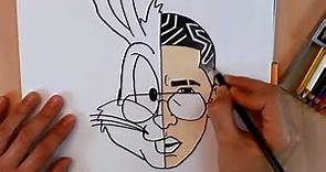 Como Dibujar a Bad Bunny 😱 😱 😱