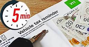 Tax Your Vehicle In 5 Mins | DVLA 🚗5️⃣