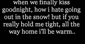 let it snow - jessica simpson with lyrics