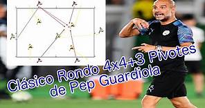 Pep Guardiola - Ejercicio Entrenamiento: su clásico Rondo 4x4+3 Pivotes en el Bayern Munich