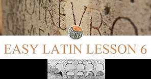 Easy Latin Lesson #6 | Learn Latin Fast with Easy Lessons | Latin Lessons for Beginners | Latin 101
