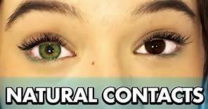 11 Natural Color Contacts Try-On & Review (Dark Brown Eyes) ... Fiona Frills