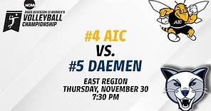 NCAA VB: East Region - AIC/Daemen Postgame