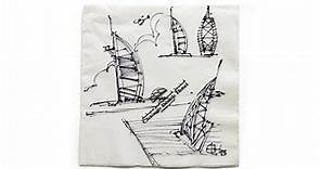 Burj Al Arab. From a design on a napkin to the most luxury hotel in the world