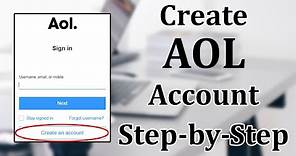 How to Create a AOL Mail Account for Free | 2021