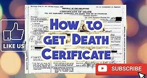 How to get Death Certificate