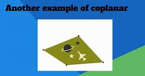 Coplanar definition