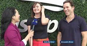 Emily Mortimer and Alessandro Nivola | US Open Now Interview