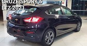 Chevrolet Cruze Sport 6 LTZ 2021 - Interior TODO preto e Teto solar!!
