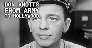 Don Knotts' Military Service and Hollywood Legacy