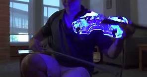 LED Violin Invention Lights up Clarkson University