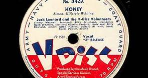 V-Disc 542 Jack Leonard, B.Crosby, Mary Martin, J. Teagarden