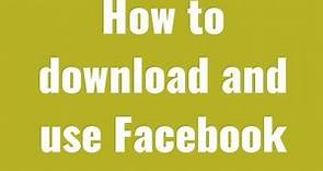 how to download and use Facebook lite || 2022